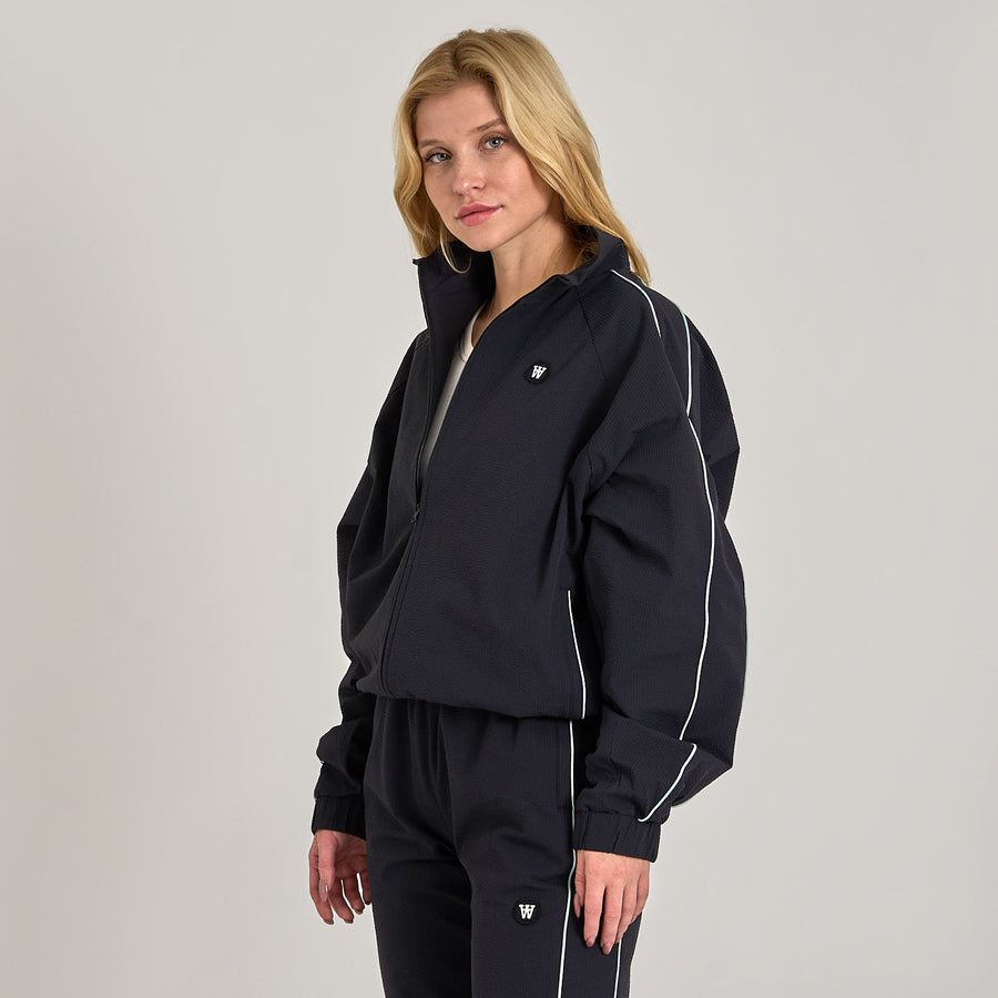 Wwade crinkle track top