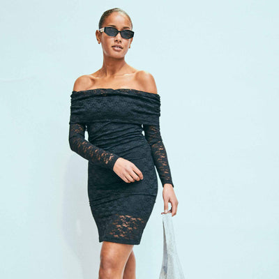 Purrose off shoulder dressThumbnail