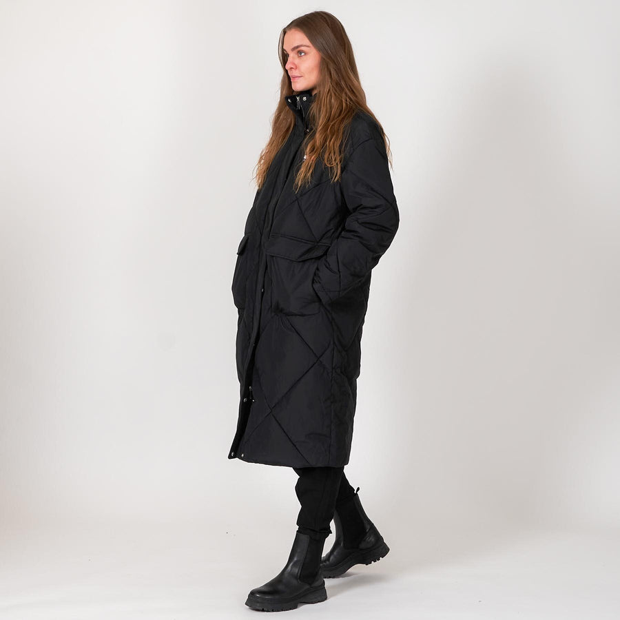 Longline fash puffer