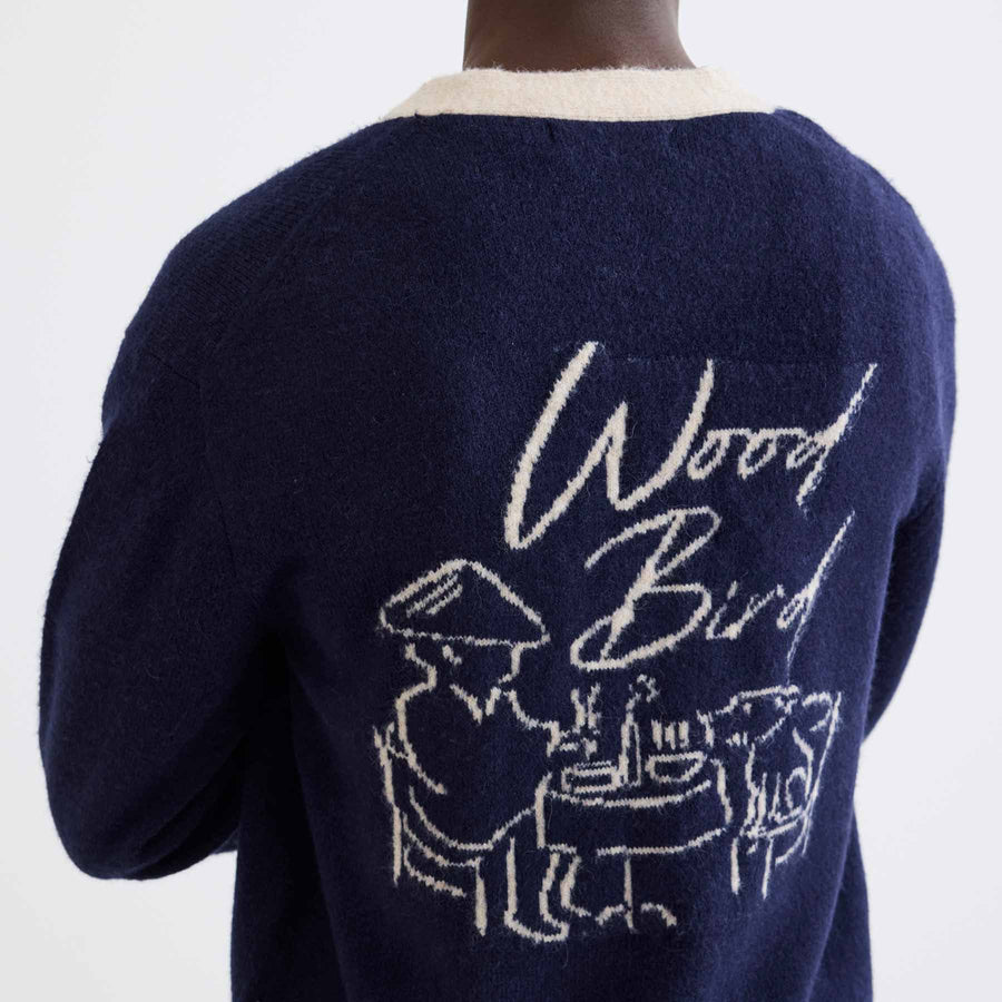 Wbkoon noodle cardigan