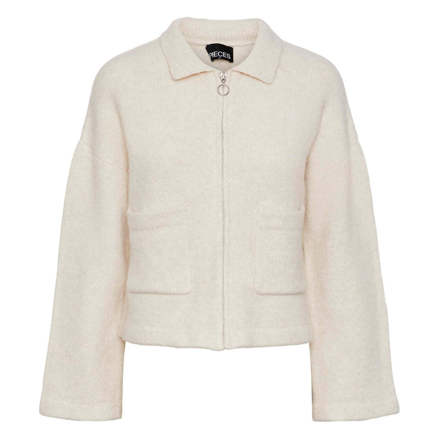 Pcselena ls zip knit