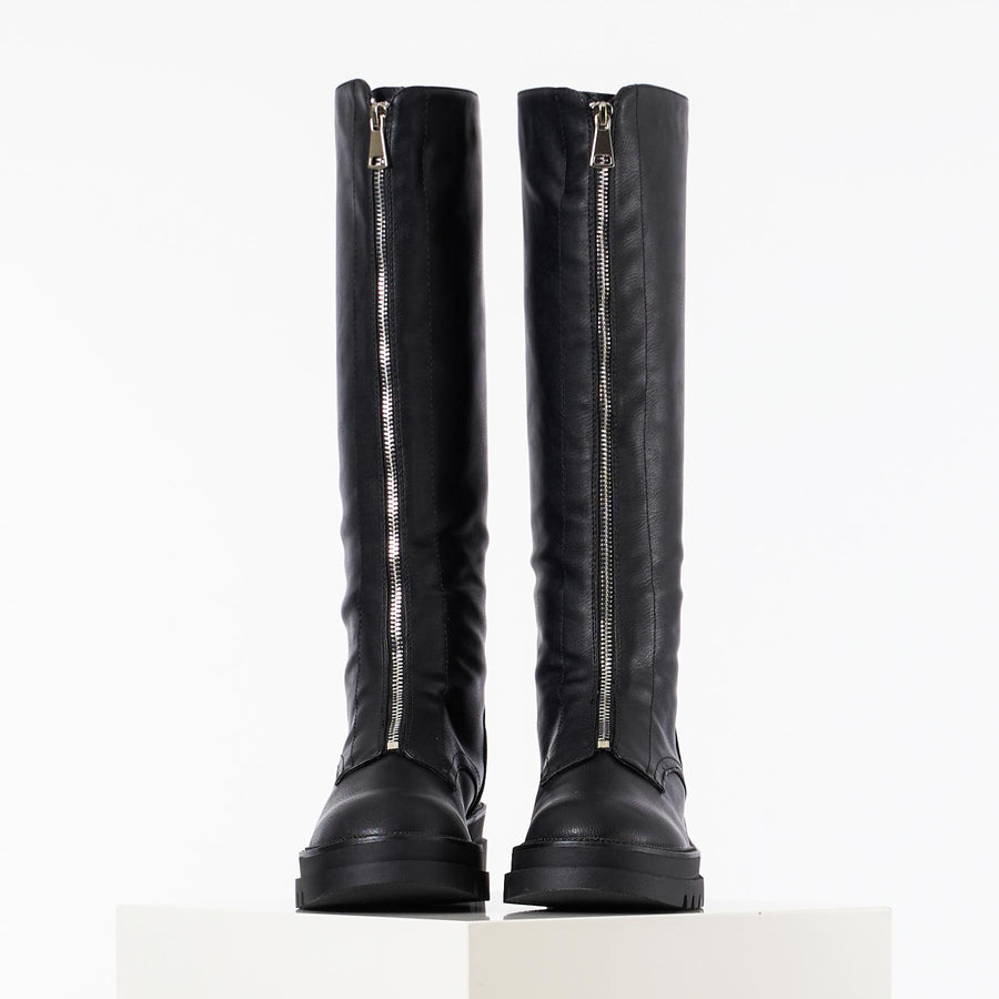Lea zip high boot