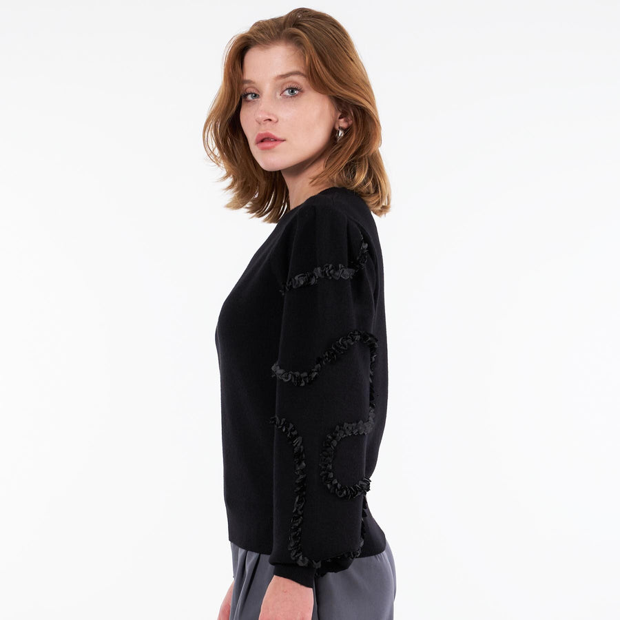 Objdidi l/s o-neck knit pullov