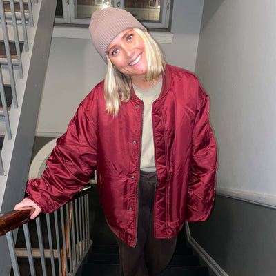 Objmary oversize bomber jacketThumbnail