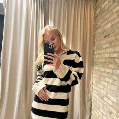 Objminna l/s zip knit dressThumbnail