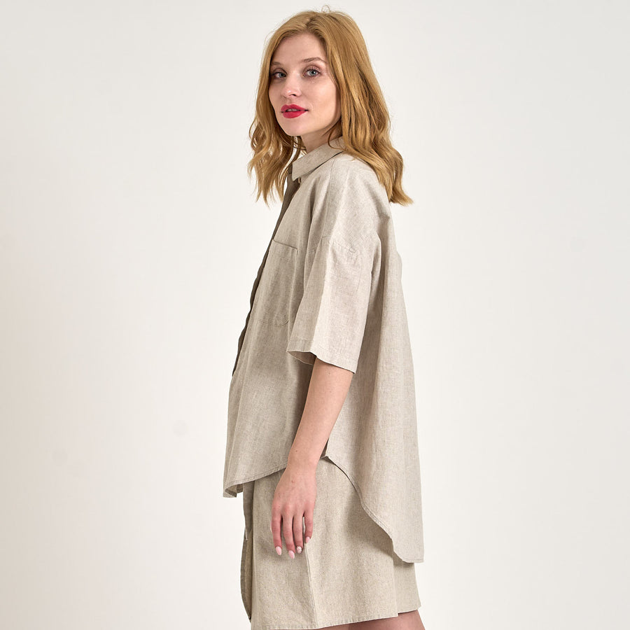 Purtyra linen ss shirt