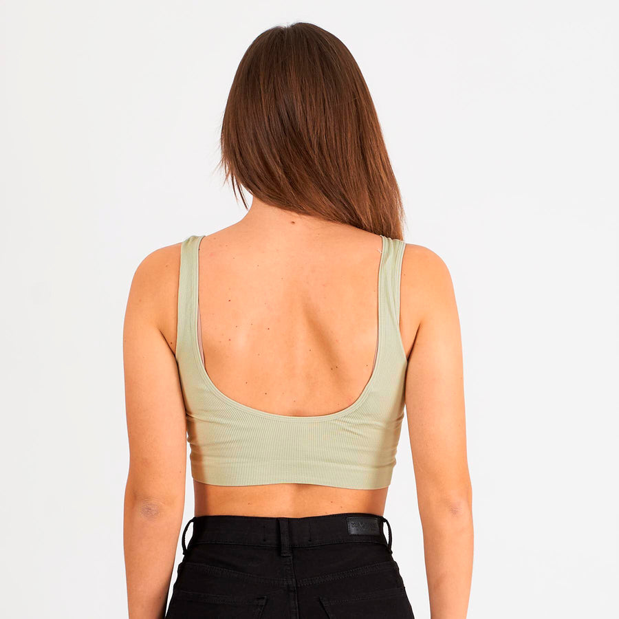 Pcsymmi rib bra 2-pack