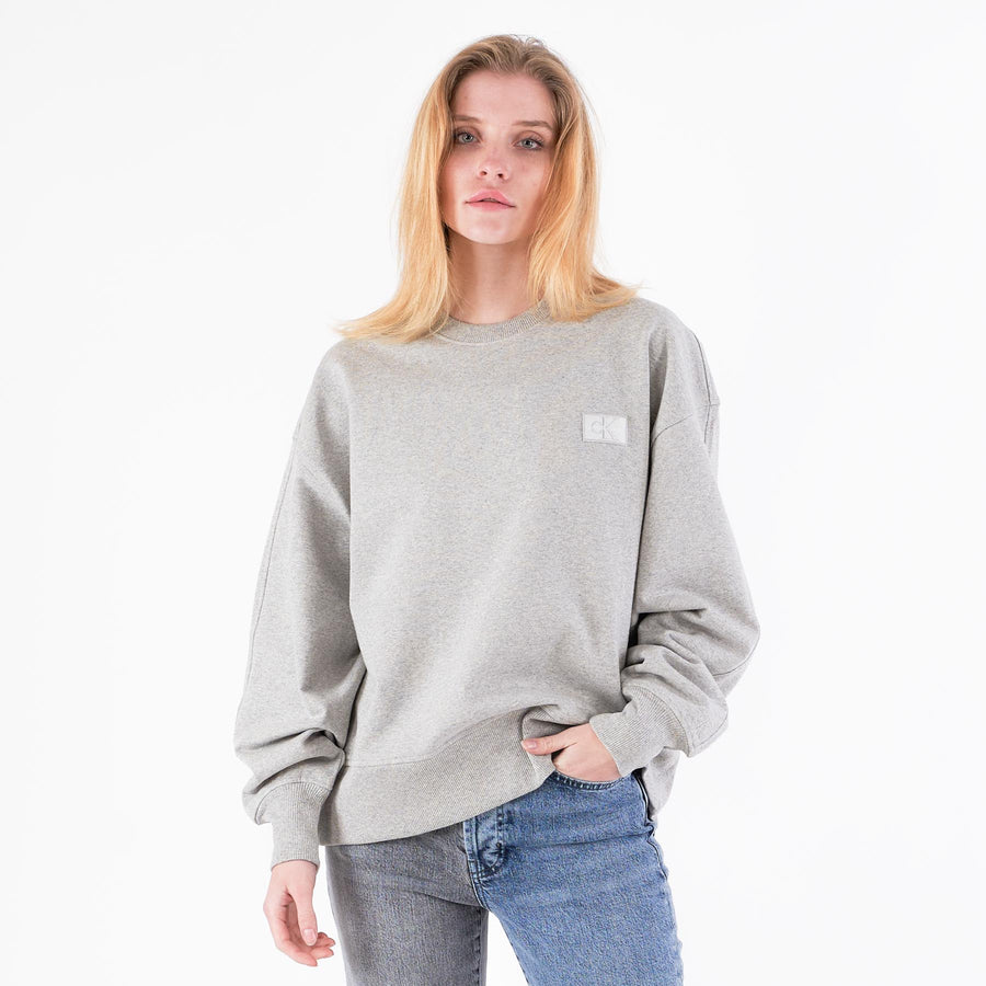 Badge oversized crewneck
