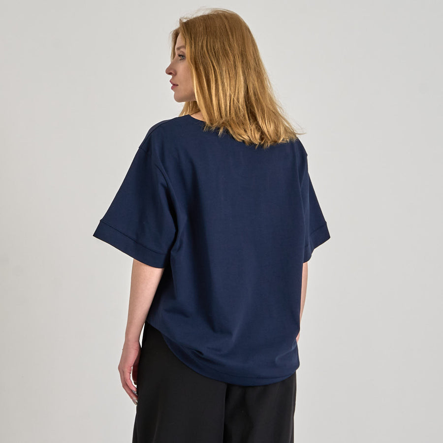 Heavy jersey oversize t-shirt