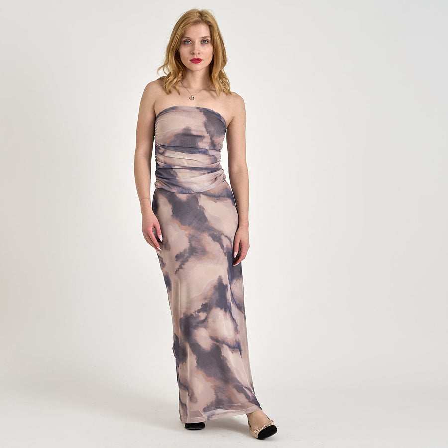 Purmillymy mesh long skirt