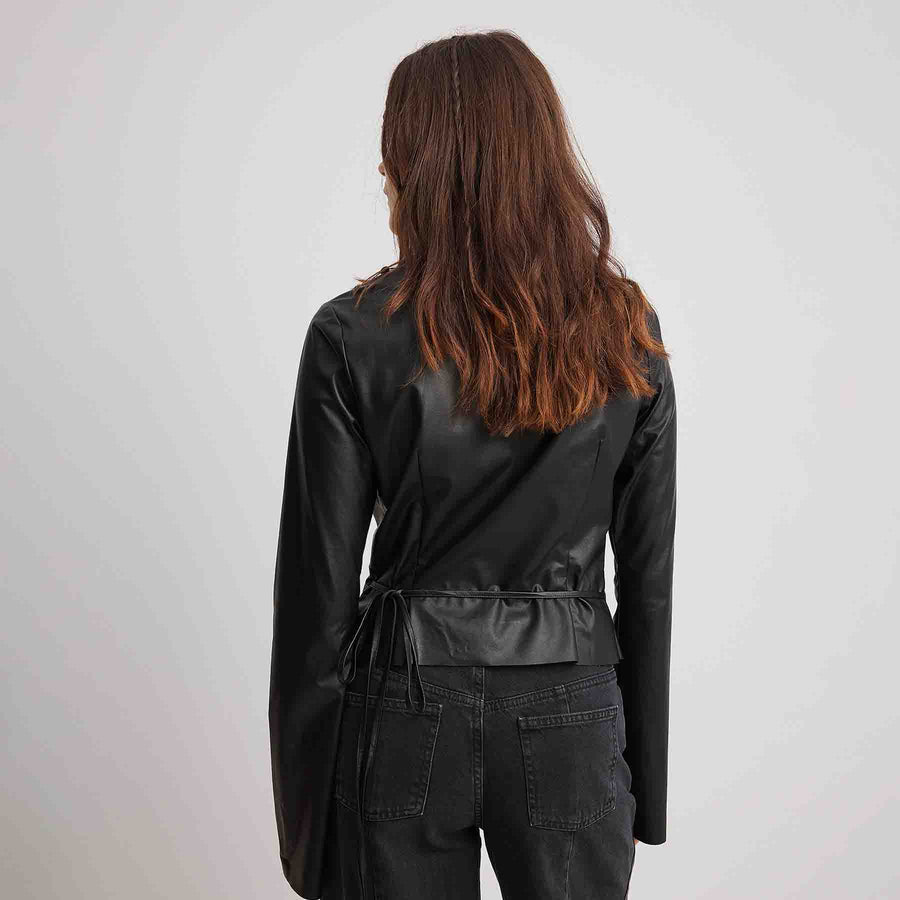 Pu buttons detail top