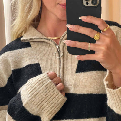 Objminna l/s zip knit dressThumbnail