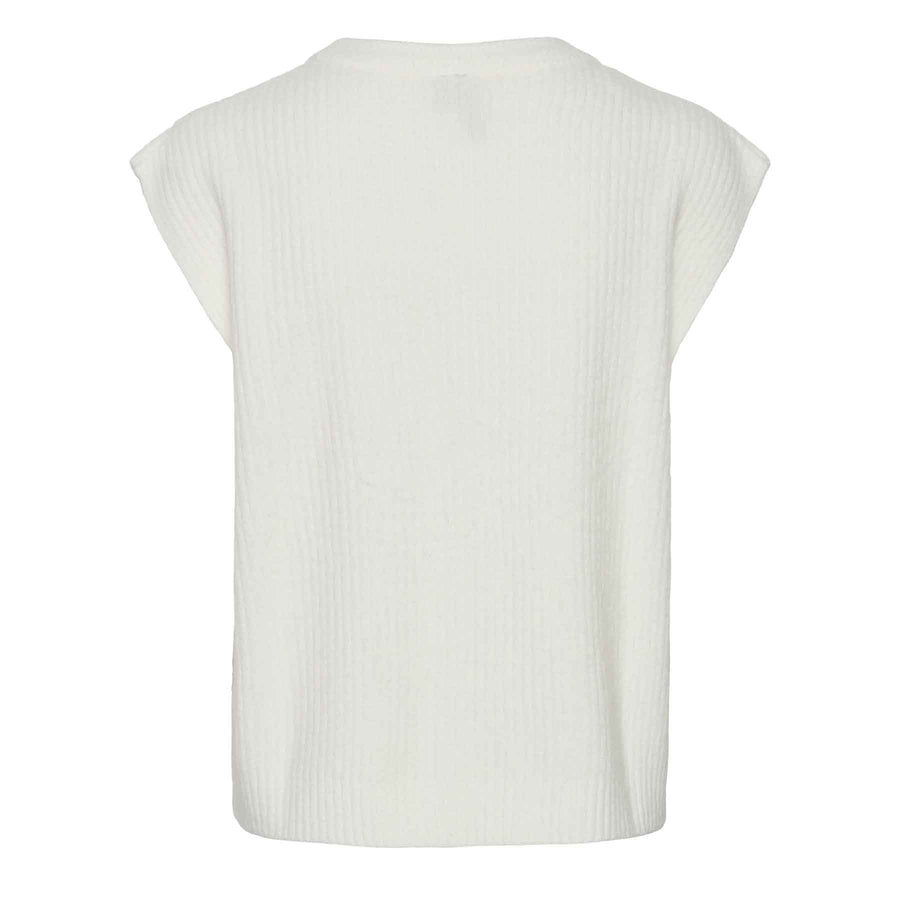 Pcgabby sl o-neck bow vest