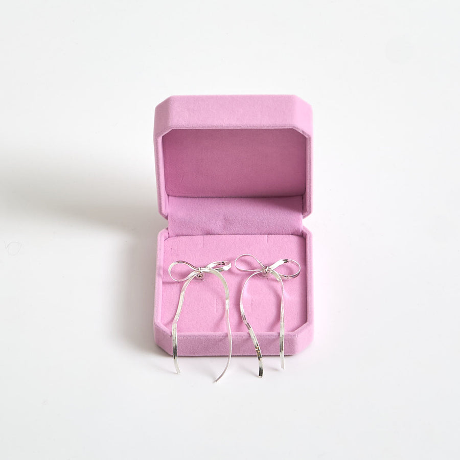 Purkate bow earrings