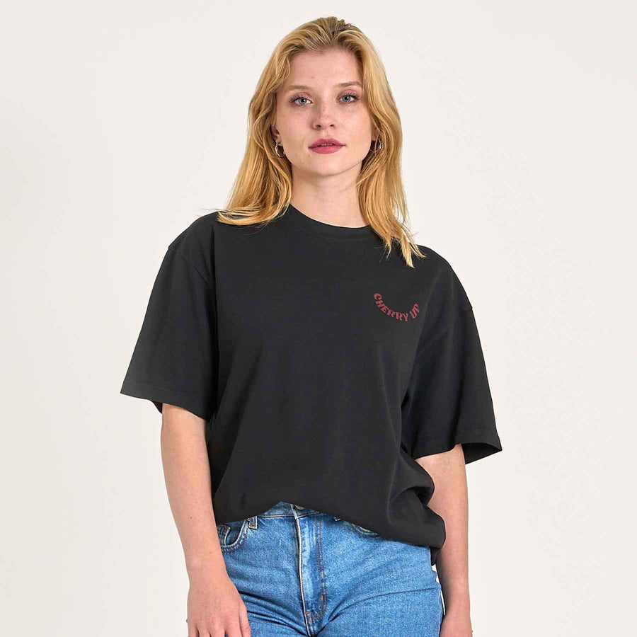 Mille boxy printed tee