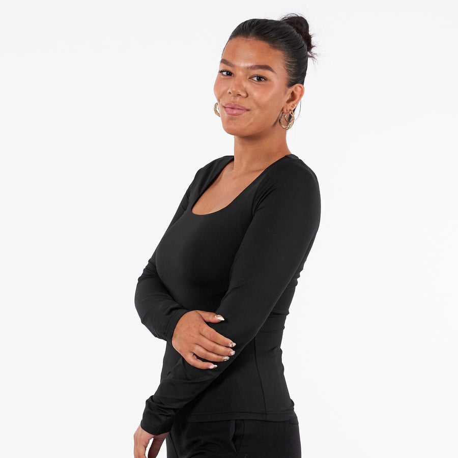 Sigga square neck ls