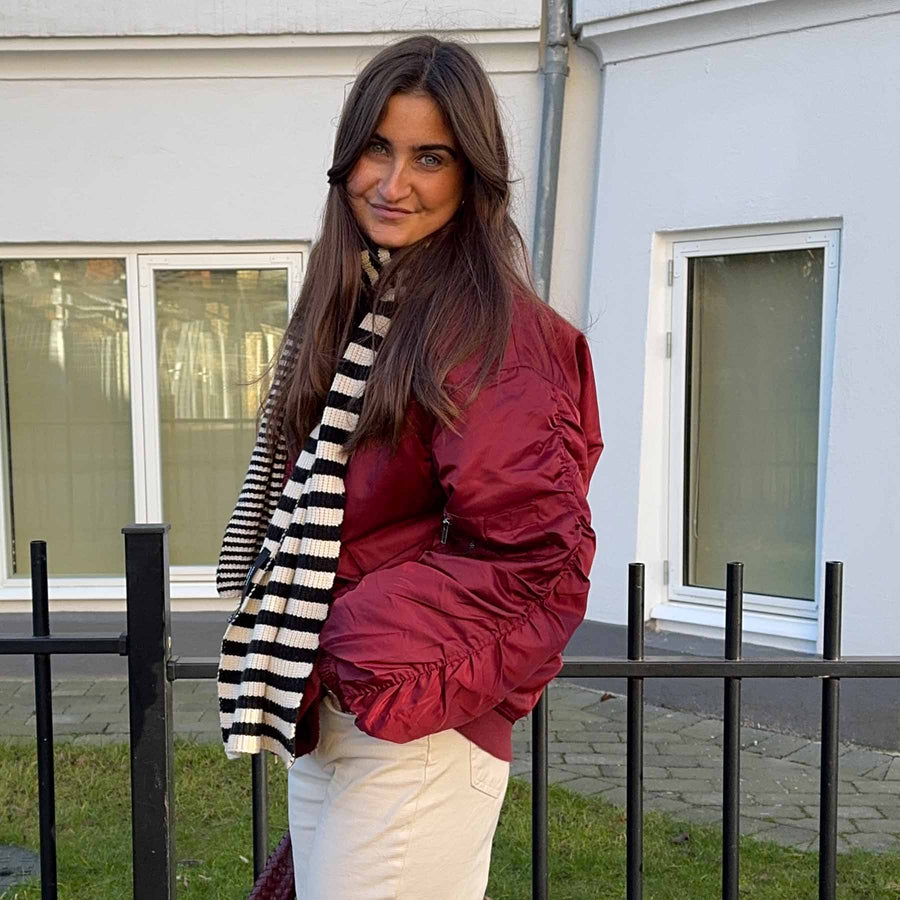Objmary oversize bomber jacket
