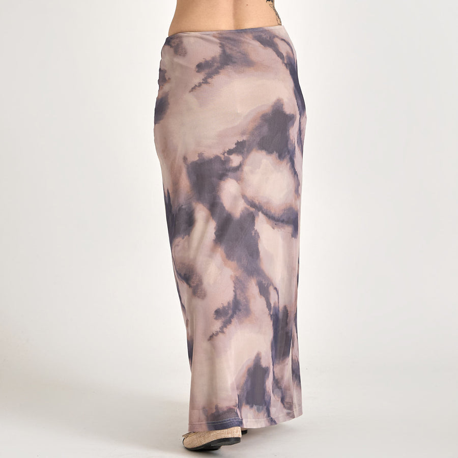 Purmillymy mesh long skirt