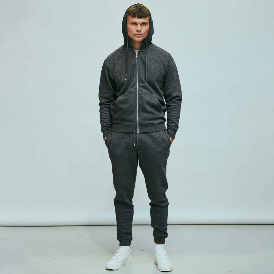 Basic full zip hoodie