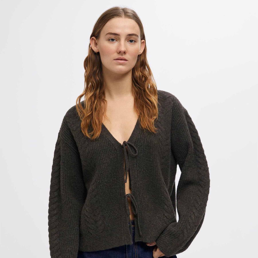Objdonovani l/s knit cardigan
