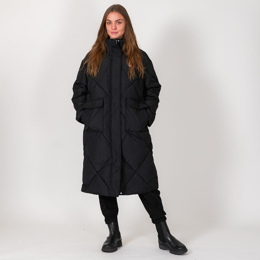 Longline fash puffer