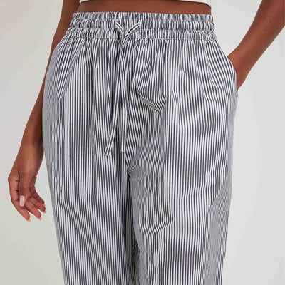 Striped cotton pantsThumbnail