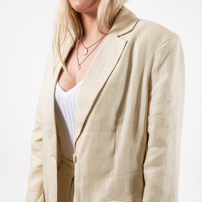 linen blend blazerThumbnail
