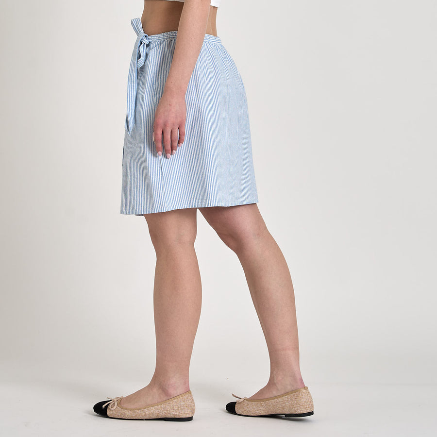 Purtika linen skirt
