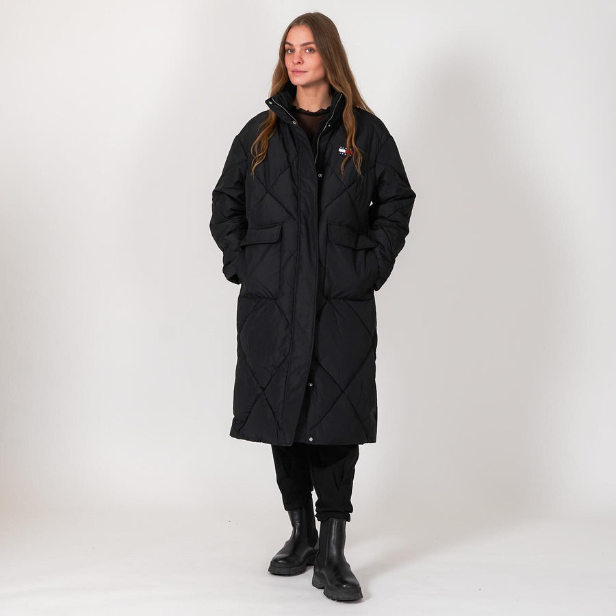 Longline fash puffer