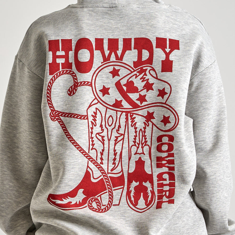 Jxmila loose ls hood sweat