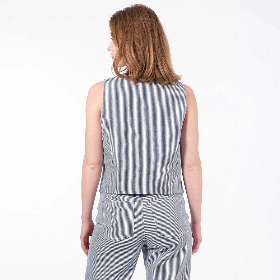 Purcasso pinstripe vest