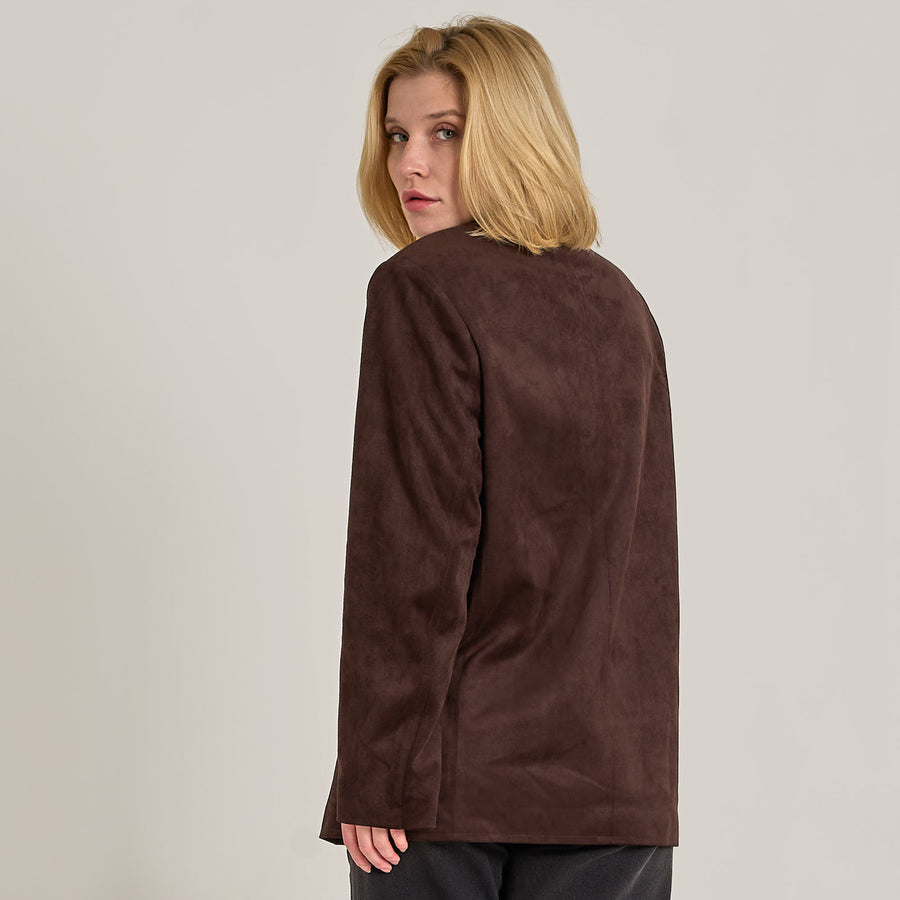 Lara faux suede jacket