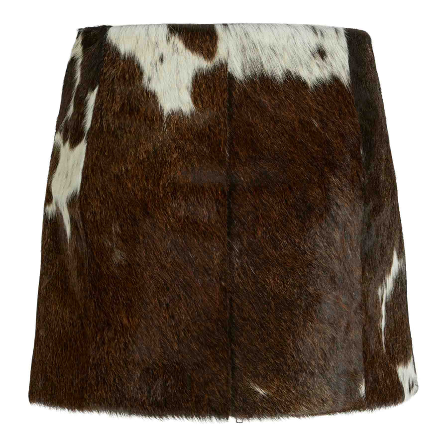 Jxhannah cow leather skirt