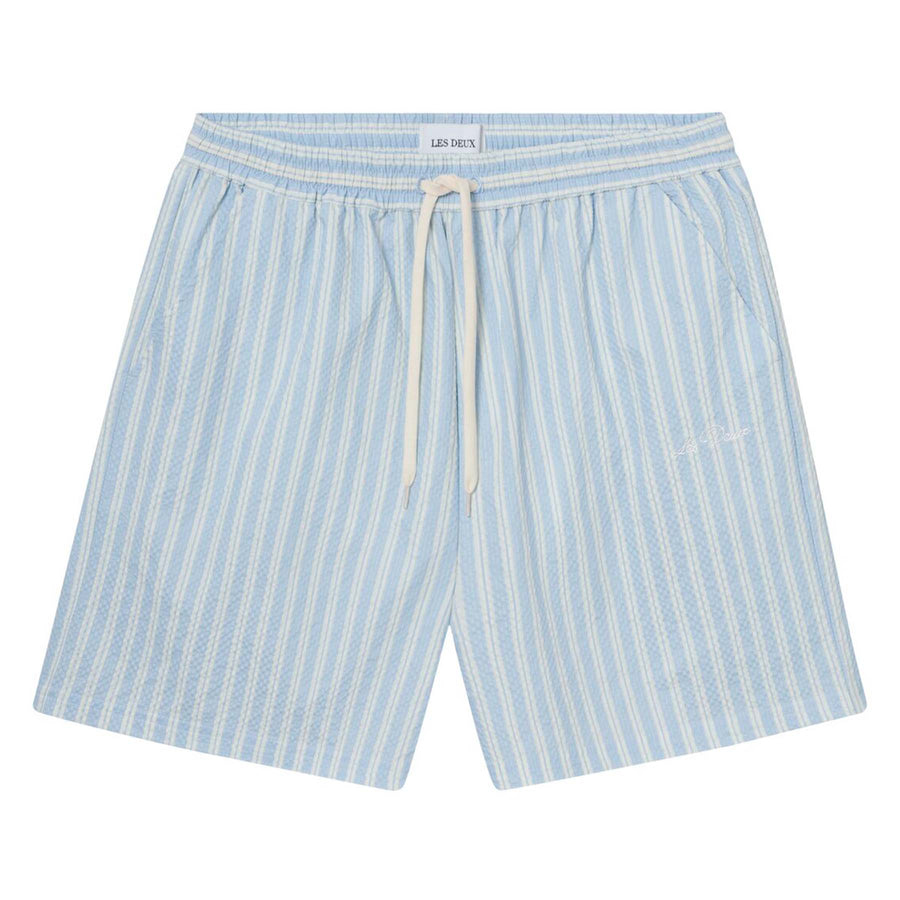 Seersucker swim shorts
