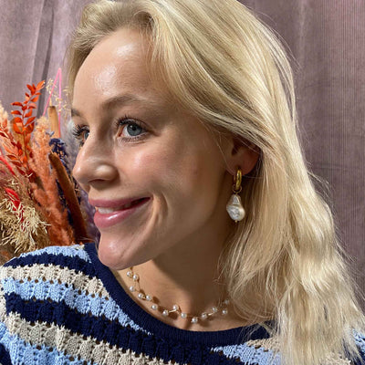 Purpearl nunu earringsThumbnail