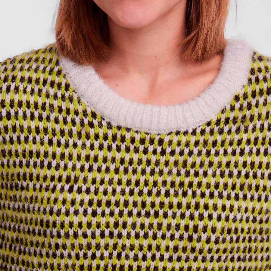 Pcjanice ls o-neck knit