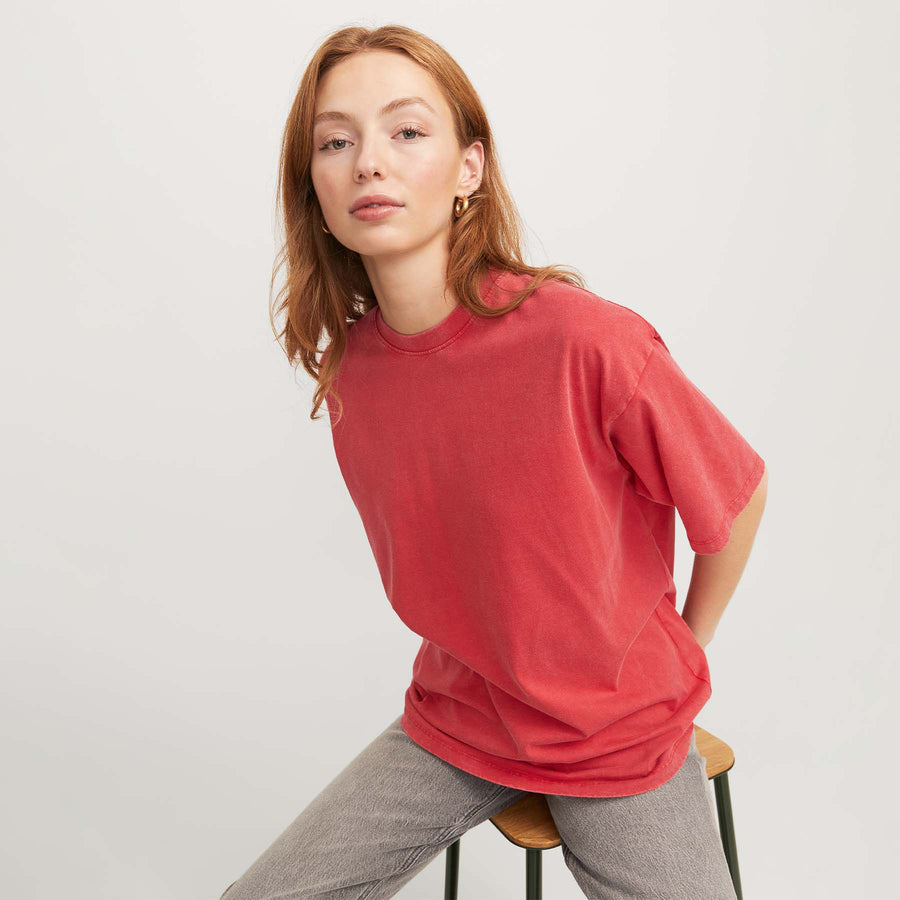 Jxandrea wash loose ss tee