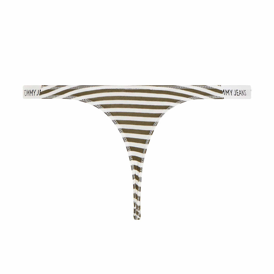 High leg thong print