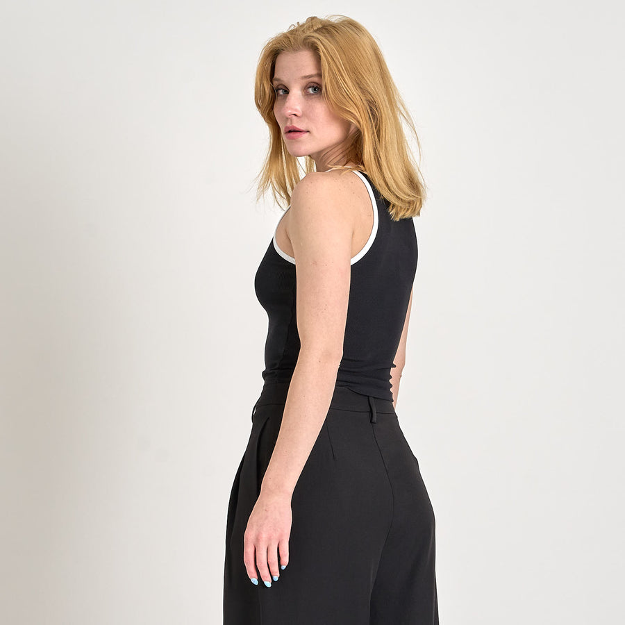 Tamira rib single top