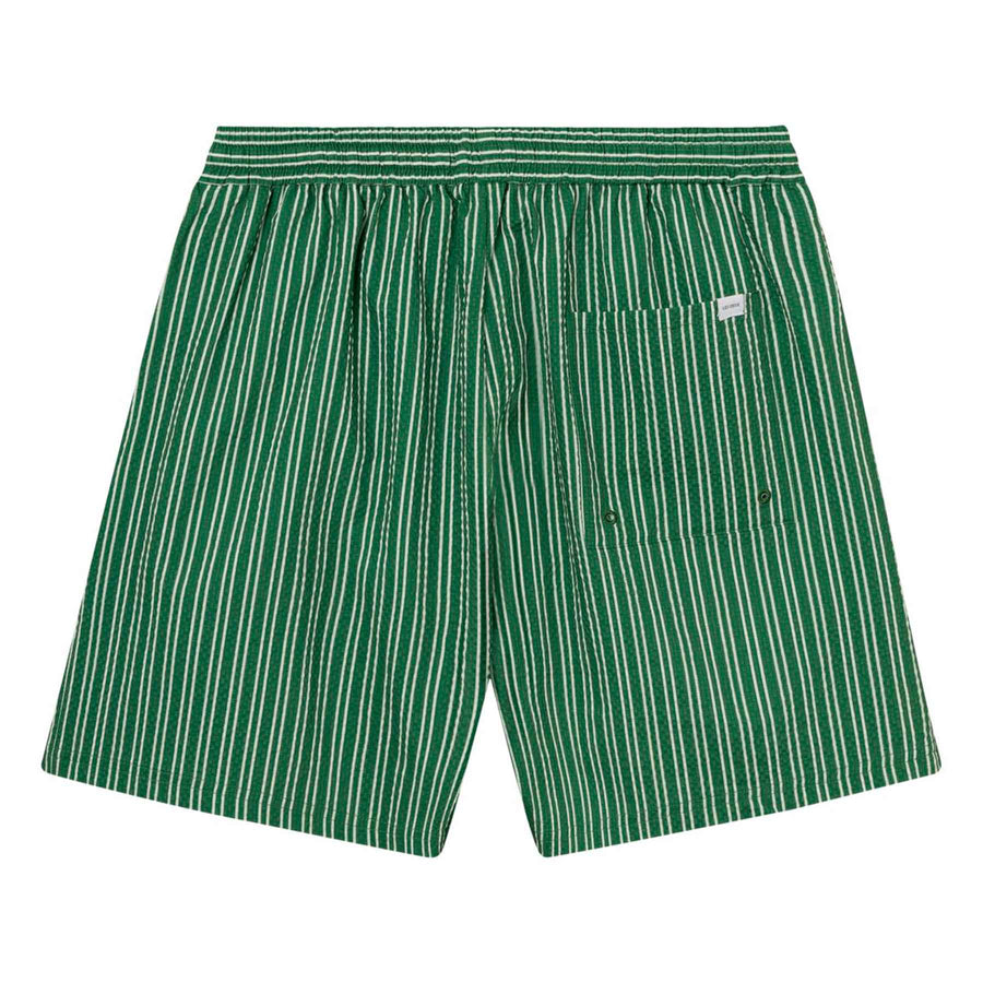 Seersucker swim shorts