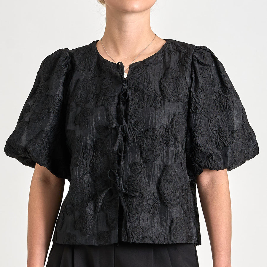 Ines jaquard blouse