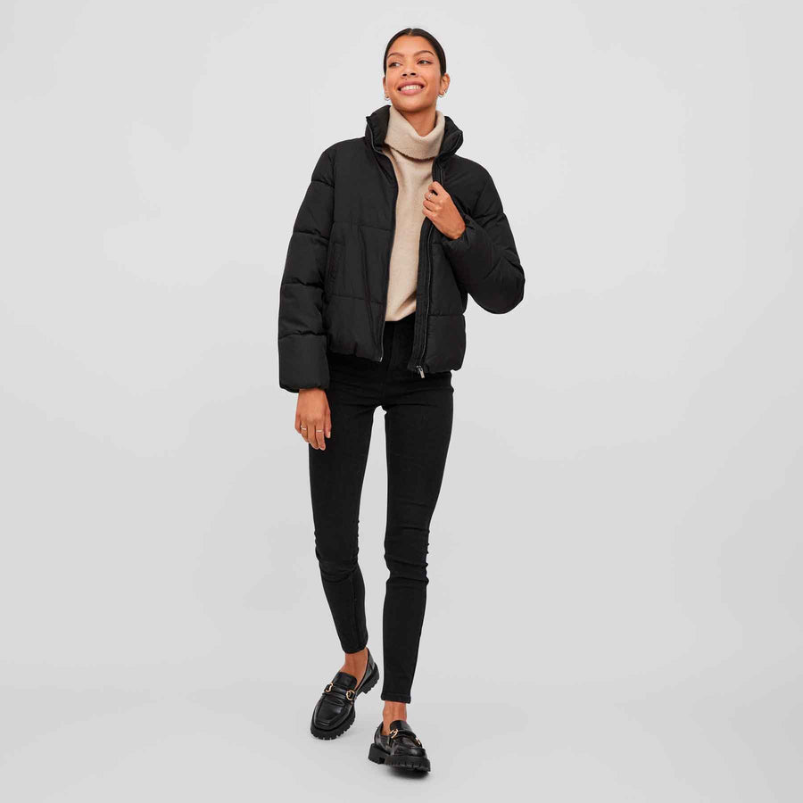 Vitate l/s short puffer jacket