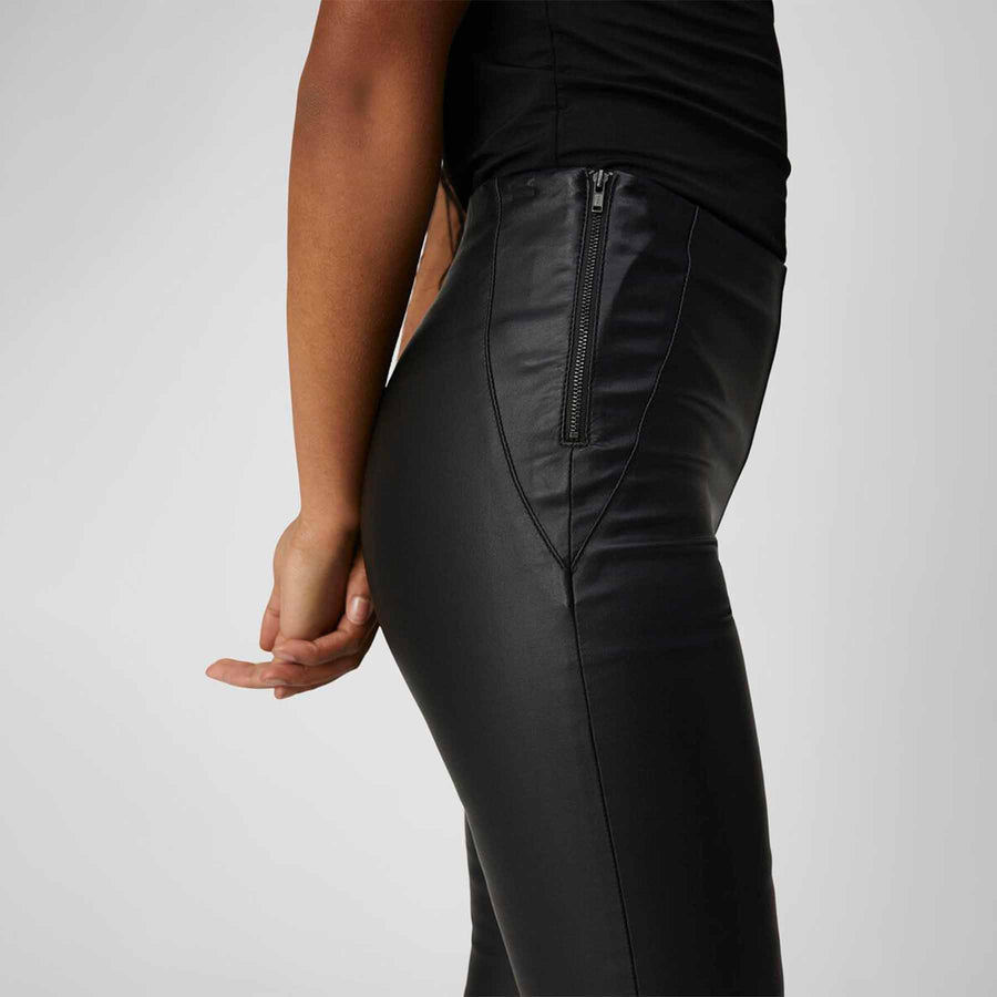 Objbelle coated leggings