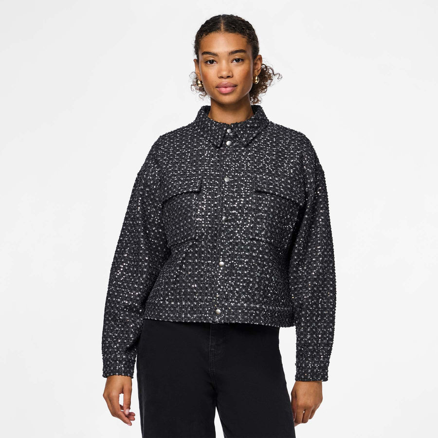 Pcroberta ls sequins jacket