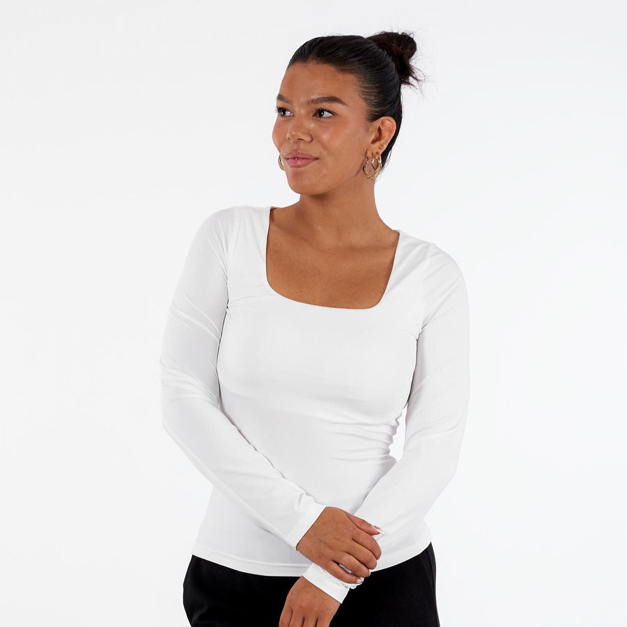 Sigga square neck ls