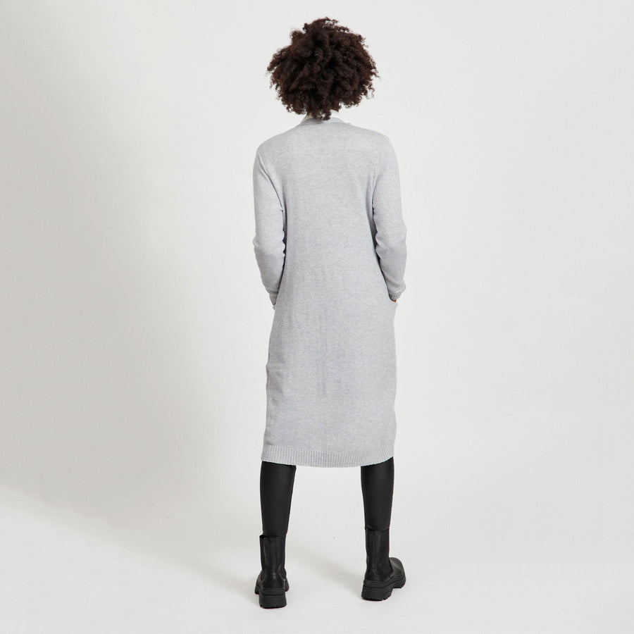 Viril long knit cardigan