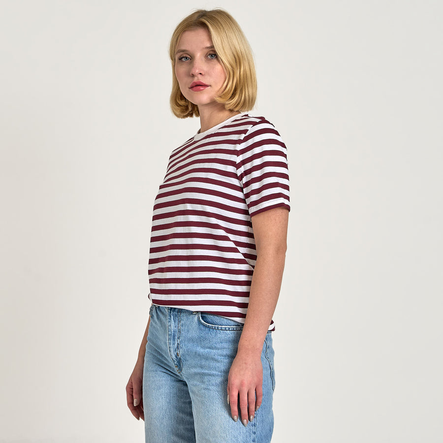 Pcria ss tee stripes