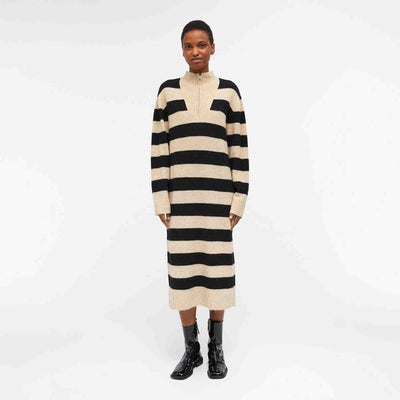 Objminna l/s zip knit dressThumbnail