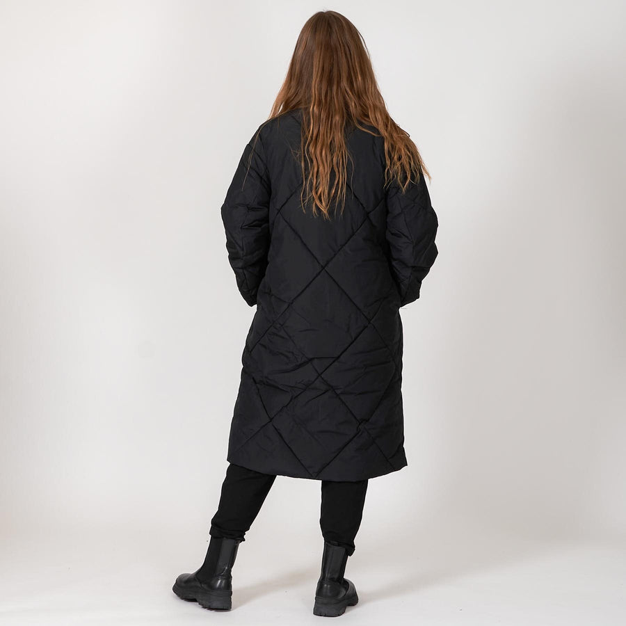 Longline fash puffer