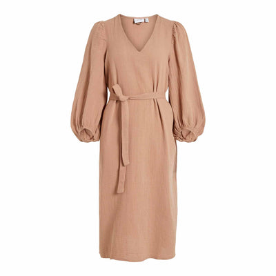Vilania v-neck 7/8 calf dressThumbnail